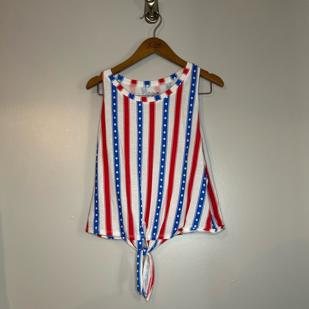 Red White and Blue Tank Top